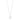 Oz round pendant neck 45 plain Silber-45 cm
