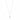 North pendant neck 50 Silber/clear-50 cm