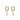 Lydia pearl ring ear Gold