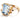 Little Magic Star - Aquamarine Ring Gold