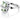 Little Bend Over - Green Quartz Ring Weißgold