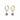 Lara small ring pendan ear gold
