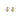 Cute short Earrings Gold
