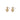Cute short Earrings Gold