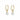 Karan small pendant ring Earrings Gold