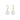 Jackie hook Earrings  12mm Gold
