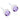Medicinsk plastik 4 mm, violet ørering