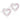 Medical Plastic Brilliance Heart Hollow 10 mm, Regnbueørering