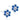 Medicinsk plastik Daisy 5 mm, Safir/krystal ørering