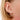 Medicinsk plastik Daisy Perle 6 mm, Hvid Ørering