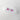 Medicinsk plastblomst 6 mm, Fuchsia ørering