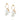 Love Bead Charm berlock diamant Gold