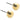 Golden Titanium Ball 5 mm Earrings