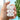 Sølv Titanium Bezel 5 mm, Lys rose Ørering