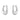 OFFSPRING SMALL Ohrring Silber