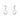 MERCY SMALL EARHOOP Silber