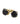 IDA 7 mm Ohrringe Gold/Schwarz
