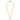 LISANNA Gold CRYSTAL Halsketten