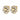 AUDE Gold GOLDEN / CRYSTAL Ohrring