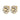 AUDE Gold GOLDEN / CRYSTAL Ohrring