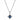 RIMINI Silber ROYAL BLUE Halsketten