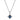 RIMINI Silber ROYAL BLUE Halsketten