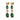 CORNELIA Gold GREEN / GOLDEN Ohrring