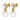 NETTE Gold CRYSTAL/WHITE PEARL