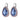 FIORA Silber LIGHT BLUE/ROSE
