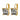 TANA SG GREY Earrings Gold