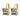 TANA SG GREY Earrings Gold