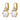BEGONIA SG WHITE PEARL Earrings Gold