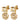 FLOSS SG GOLDEN_CRYSTAL Earrings Gold