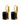 SEGIN SG BLACK EARRINGS GOLD