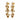 MAYHEM SG GOLDEN Earrings Gold