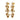 MAYHEM SG GOLDEN Earrings Gold