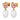 PETUN SG ROSE / WHITE PEARL Earrings Gold