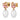 PETUN SG ROSE / WHITE PEARL Earrings Gold
