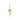 Paloma Single Ohrring Gold