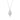Aqua singe Halsketten Silber