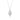Aqua singe Halsketten Silber