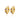 Funky Pearl Mini Hoops Ohrring (Gold)