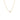 Loving Heart drop Halsketten Gold