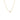 Loving Heart drop Halsketten Gold