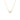 Loving heart medium single Halsketten Gold