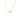 Loving heart medium single Halsketten Gold