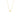 Le knot drop Halsketten Gold