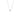 Le knot drop Halsketten Silber