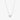 Le knot long Halsketten Silber