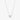 Le knot long Halsketten Silber